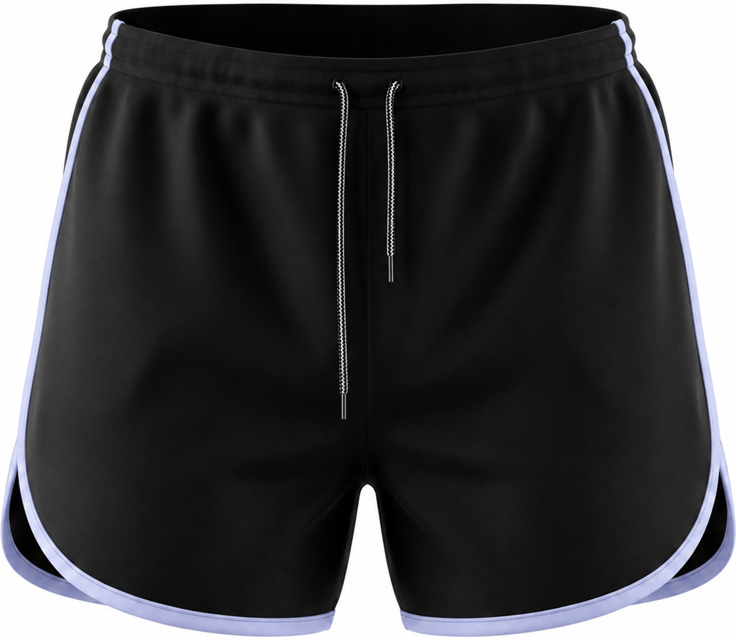 Image of orxx Pack of 2 Printed Men White, Black Running Shorts, Gym Shorts