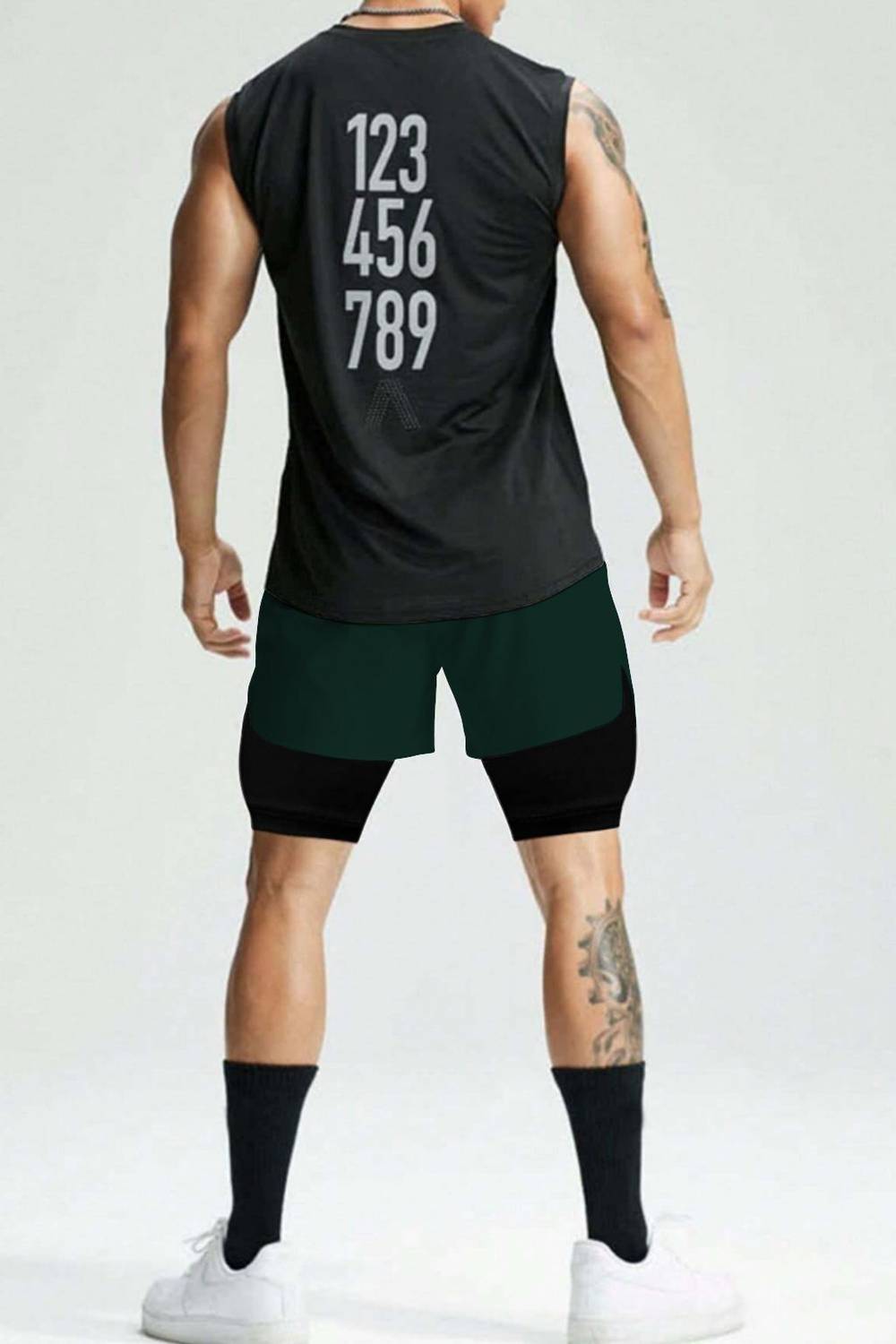 CULISH Men Green Sports Shorts - Image 2