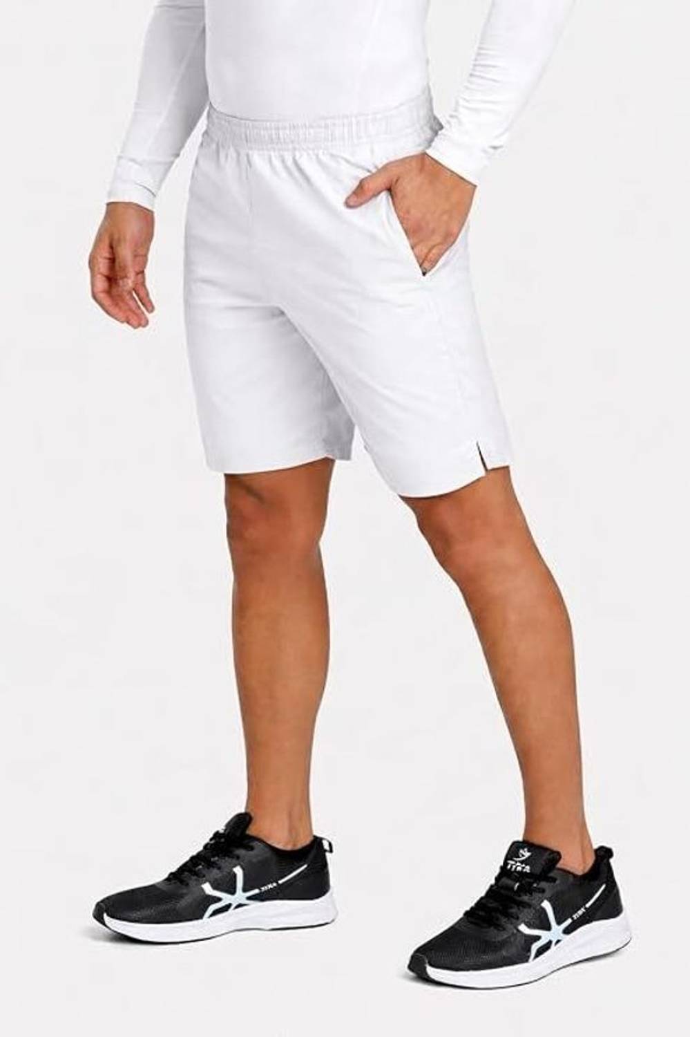 TYKA Printed Men White Sports Shorts - Image 4