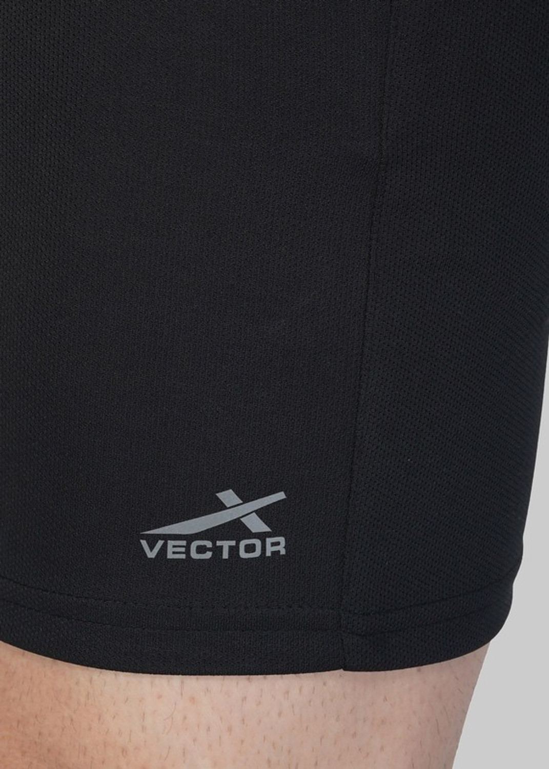 Image of VECTOR X Solid Men Black Sports Shorts