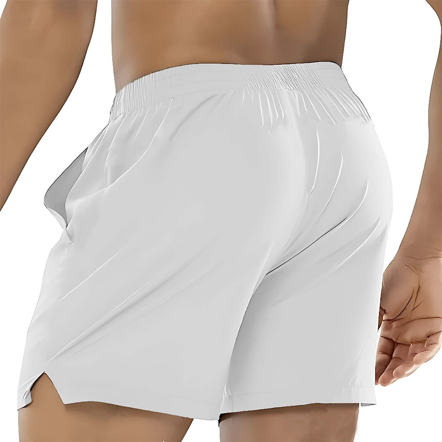 Image of PRAVAHA Solid Men Multicolor Gym Shorts