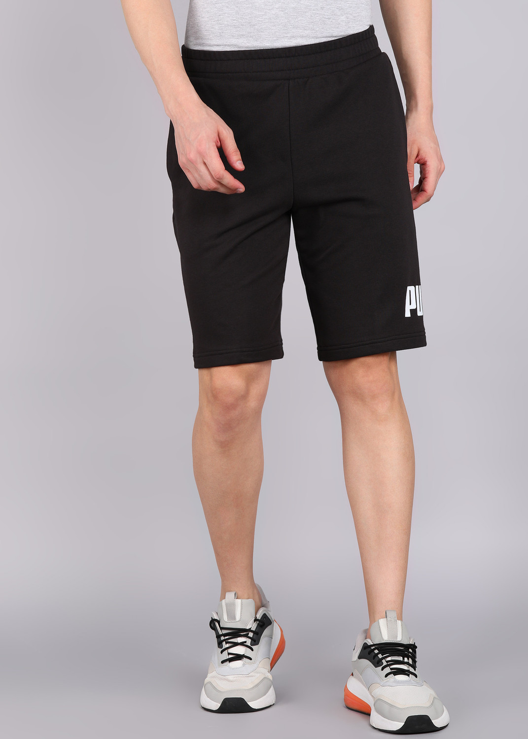 Image of PUMA Printed Men Black Casual Shorts