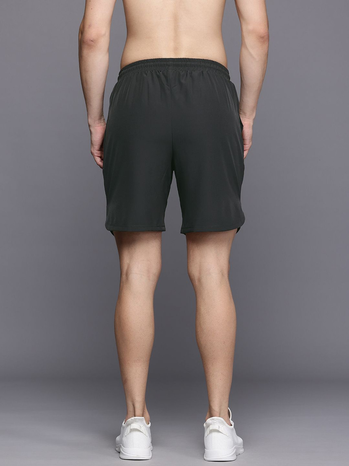 Image of HRX by Hrithik Roshan Solid Men Black Casual Shorts