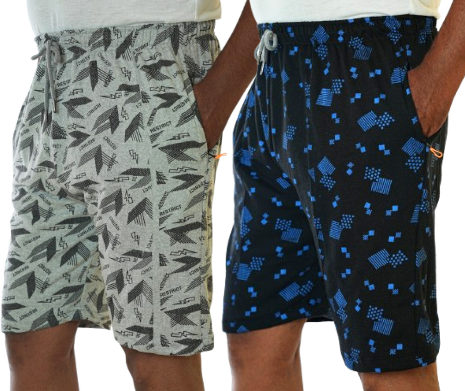 Image of LAKSIMA Printed Men Multicolor Bermuda Shorts