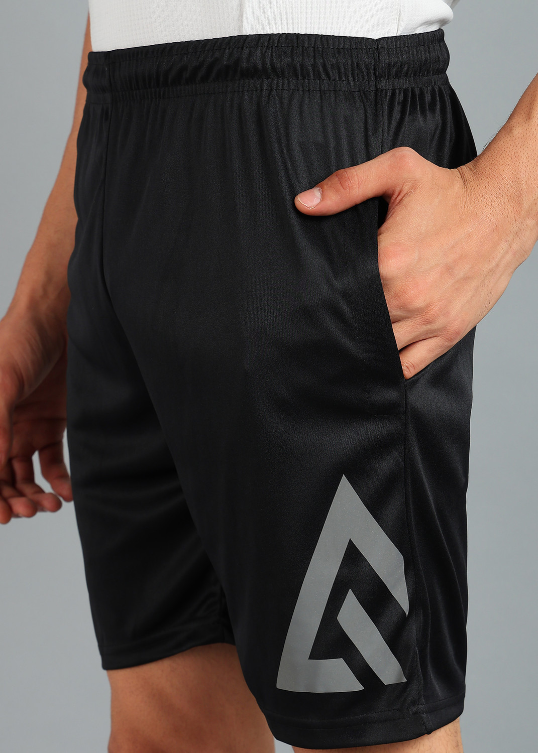 Image of Adrenex Solid Men Multicolor Running Shorts