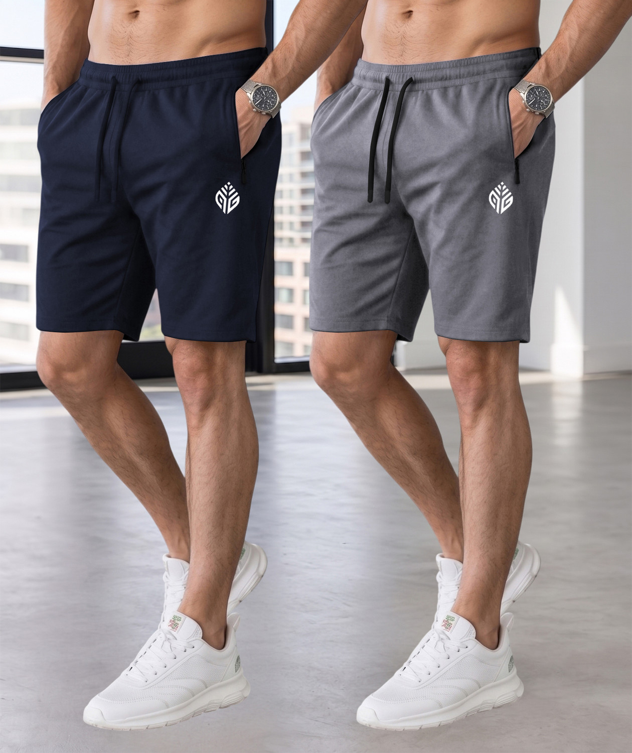 Image of PROGENT Graphic Print Men Multicolor Regular Shorts