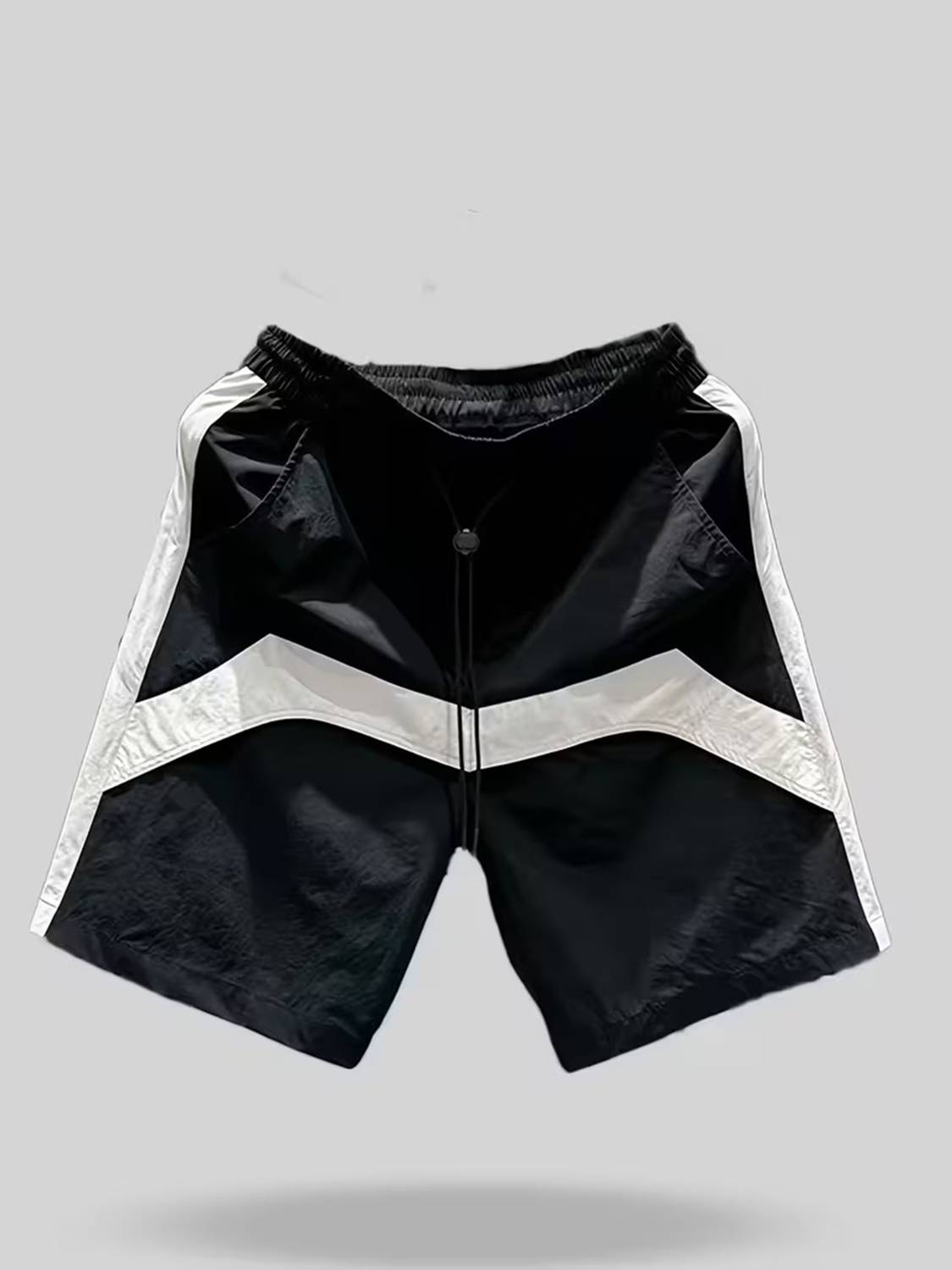 Lripsome Men Black Casual Shorts - Image 1