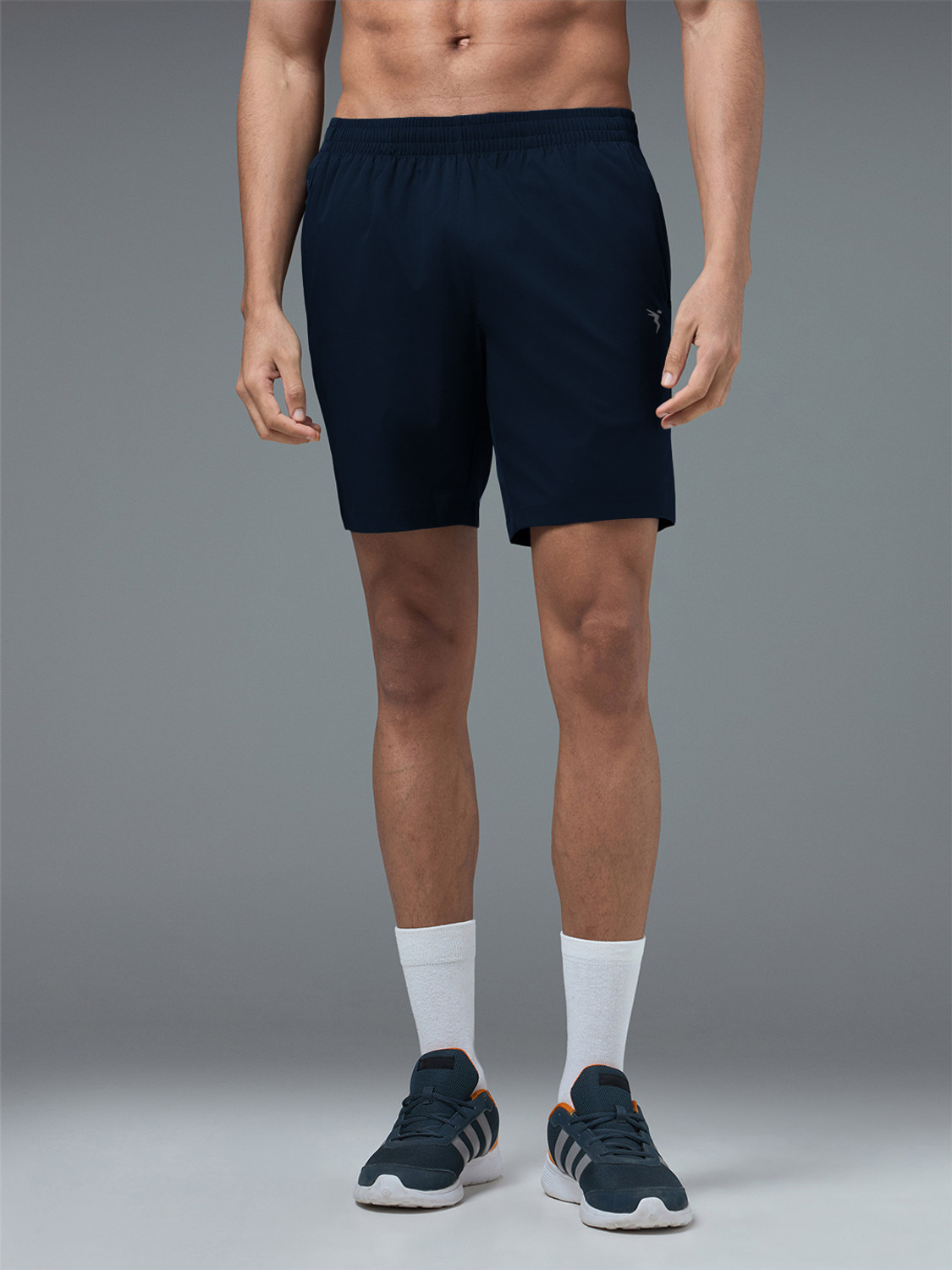 Image of TECHNOSPORT Solid Men Blue Sports Shorts