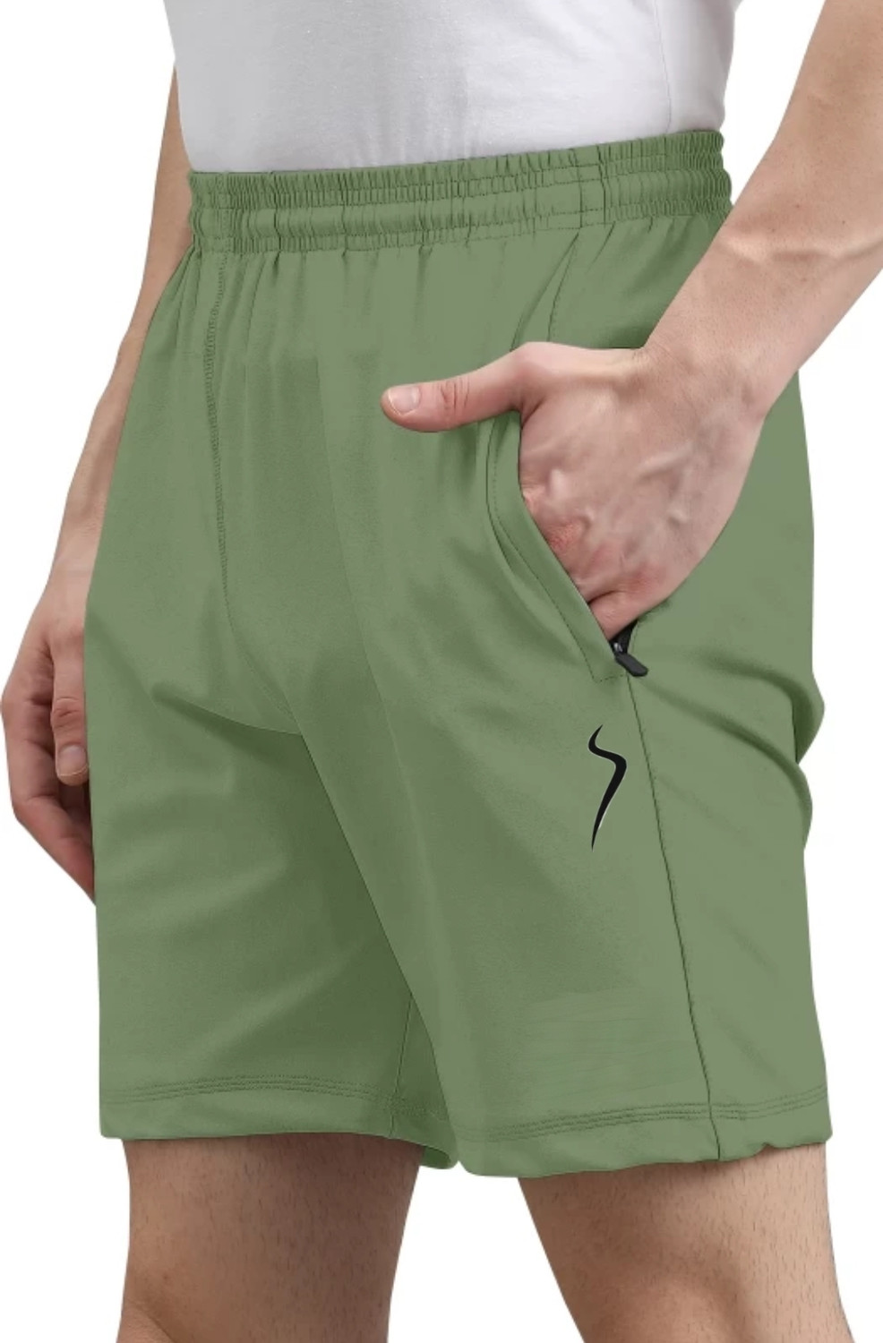 Image of Sarahna Solid Men Multicolor Sports Shorts