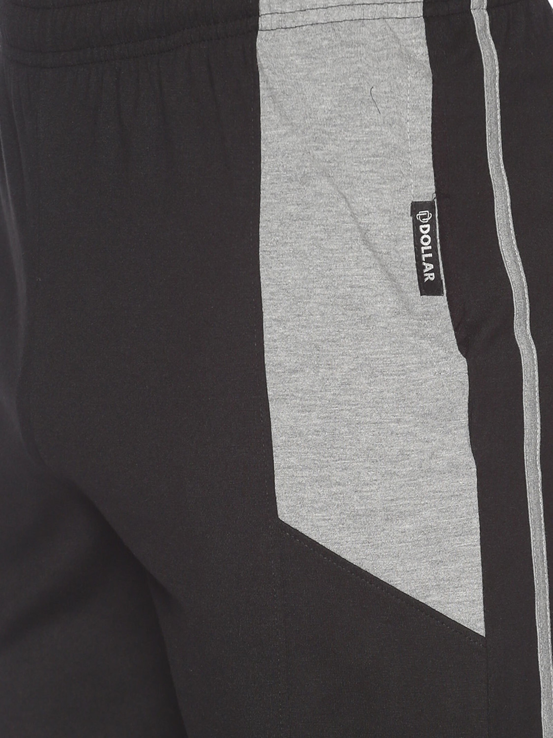 Image of Dollar Solid Men Black Sports Shorts
