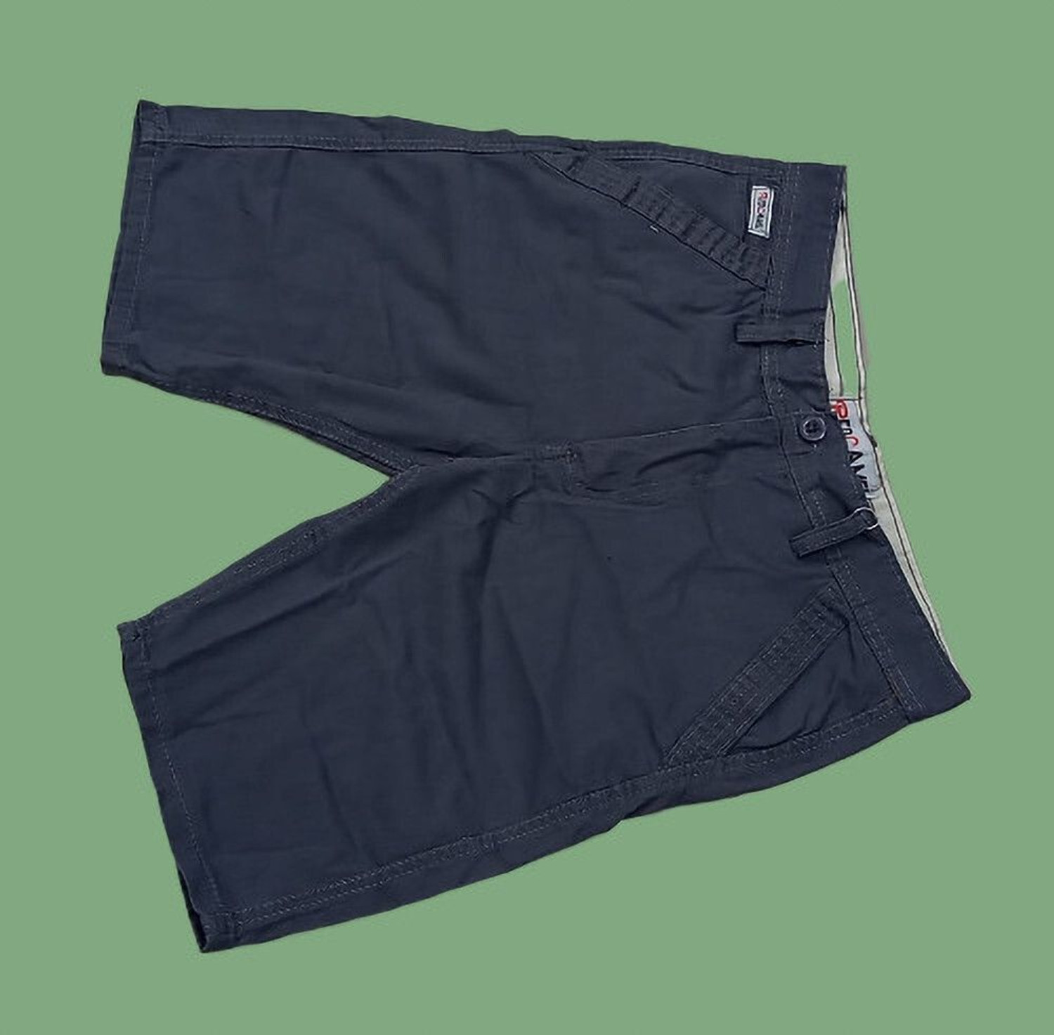 Image of RCS Solid Men Grey Chino Shorts