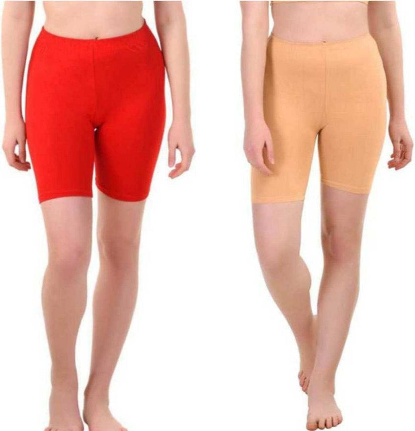 Attirezone Solid Women White Casual Shorts