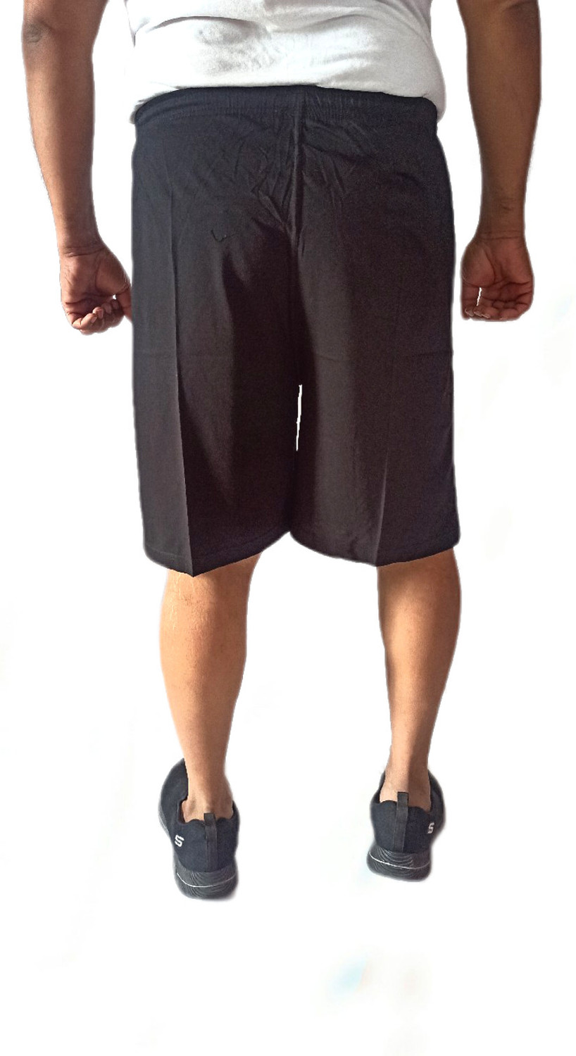 Image of Garima Fashion Solid Men Black Basic Shorts, High Waist Shorts, Gym Shorts, Boxer Shorts