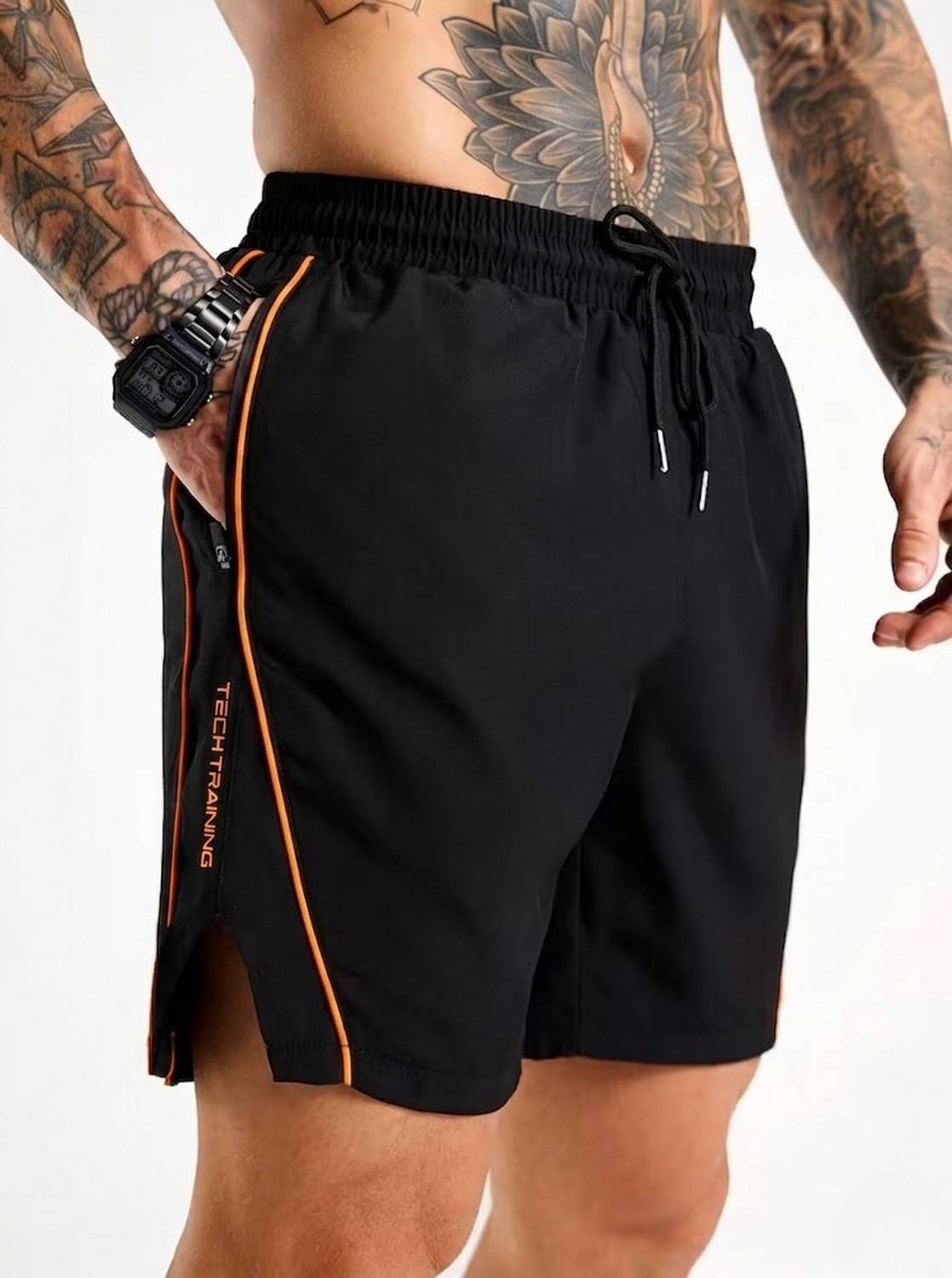 Coastal Clothier Black Gym Shorts - Image 1