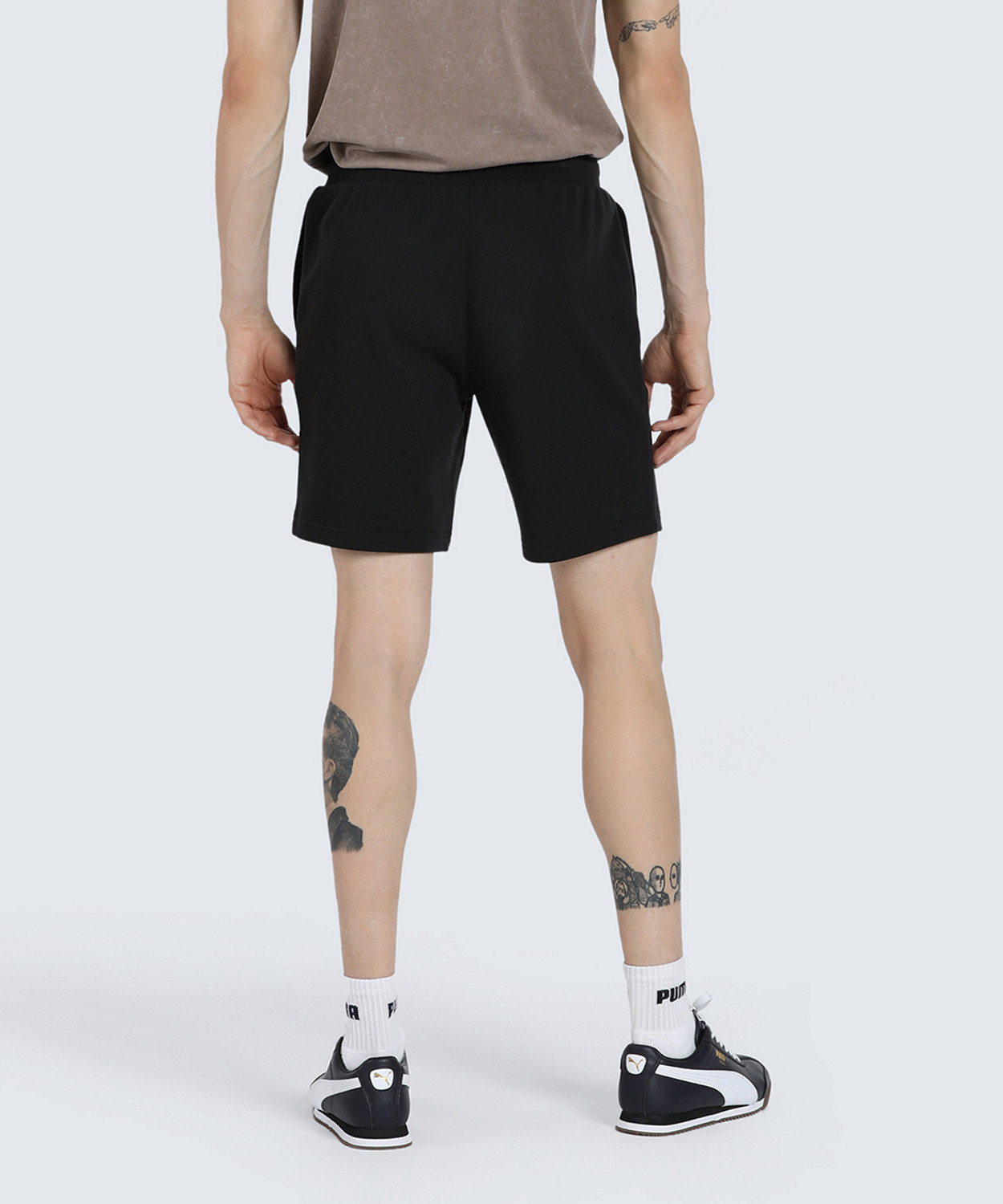Image of PUMA Printed Men Black Sports Shorts