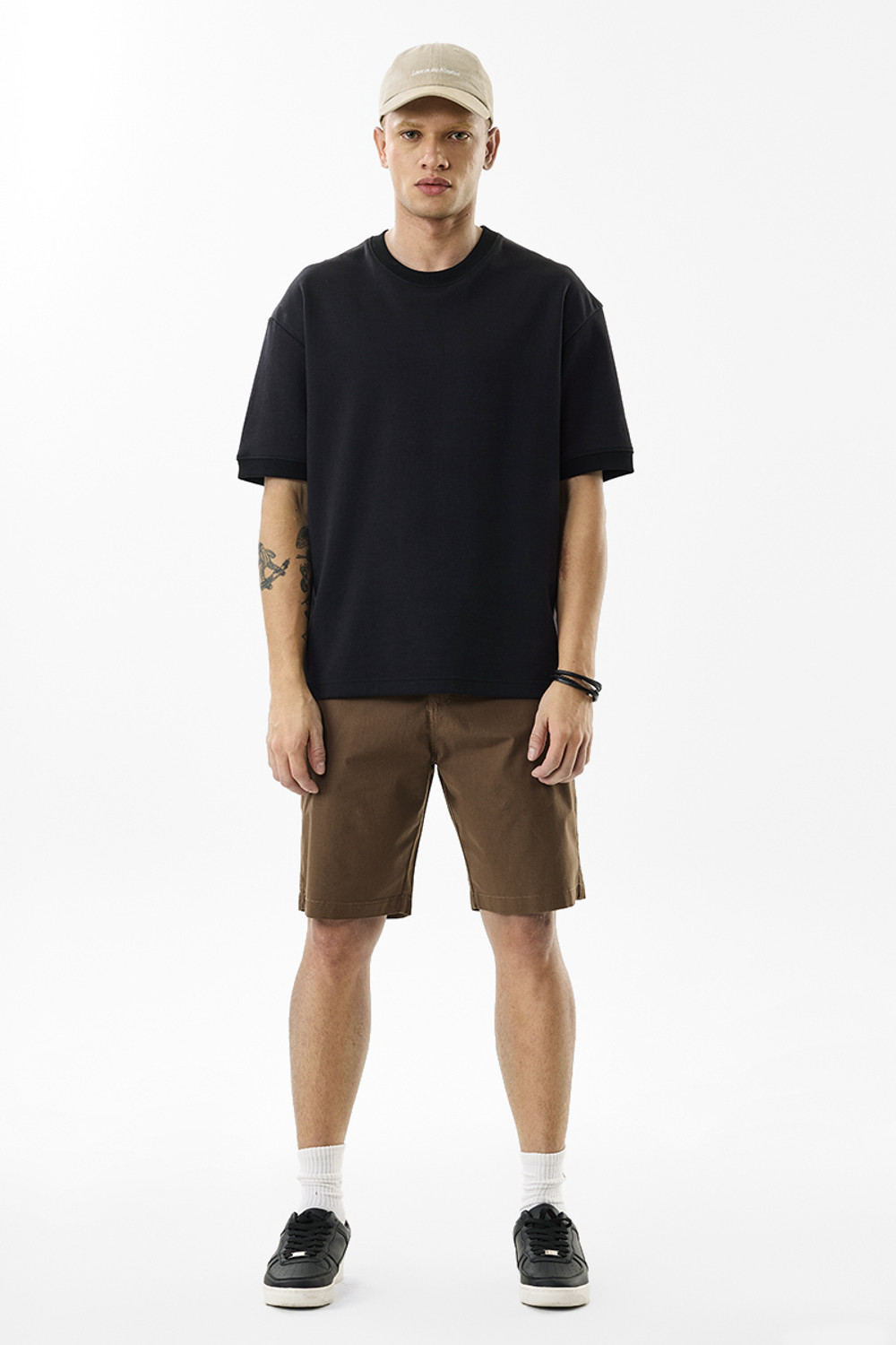 Image of Snitch Solid Men Brown Basic Shorts