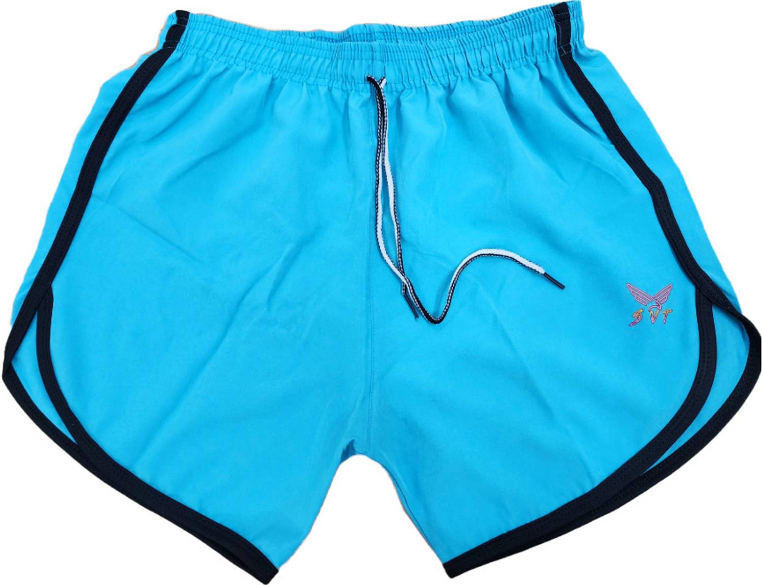 axionfit Striped Men Blue Sports Shorts