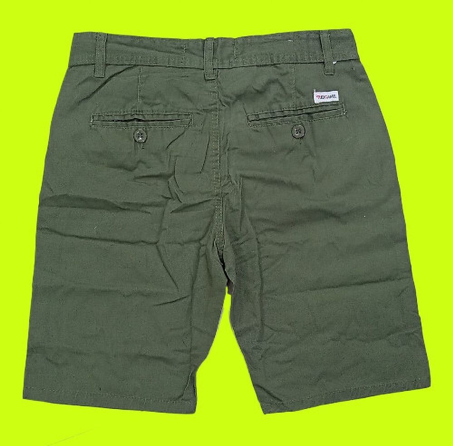 Image of PRYAN FASHION Solid Men Green Cargo Shorts