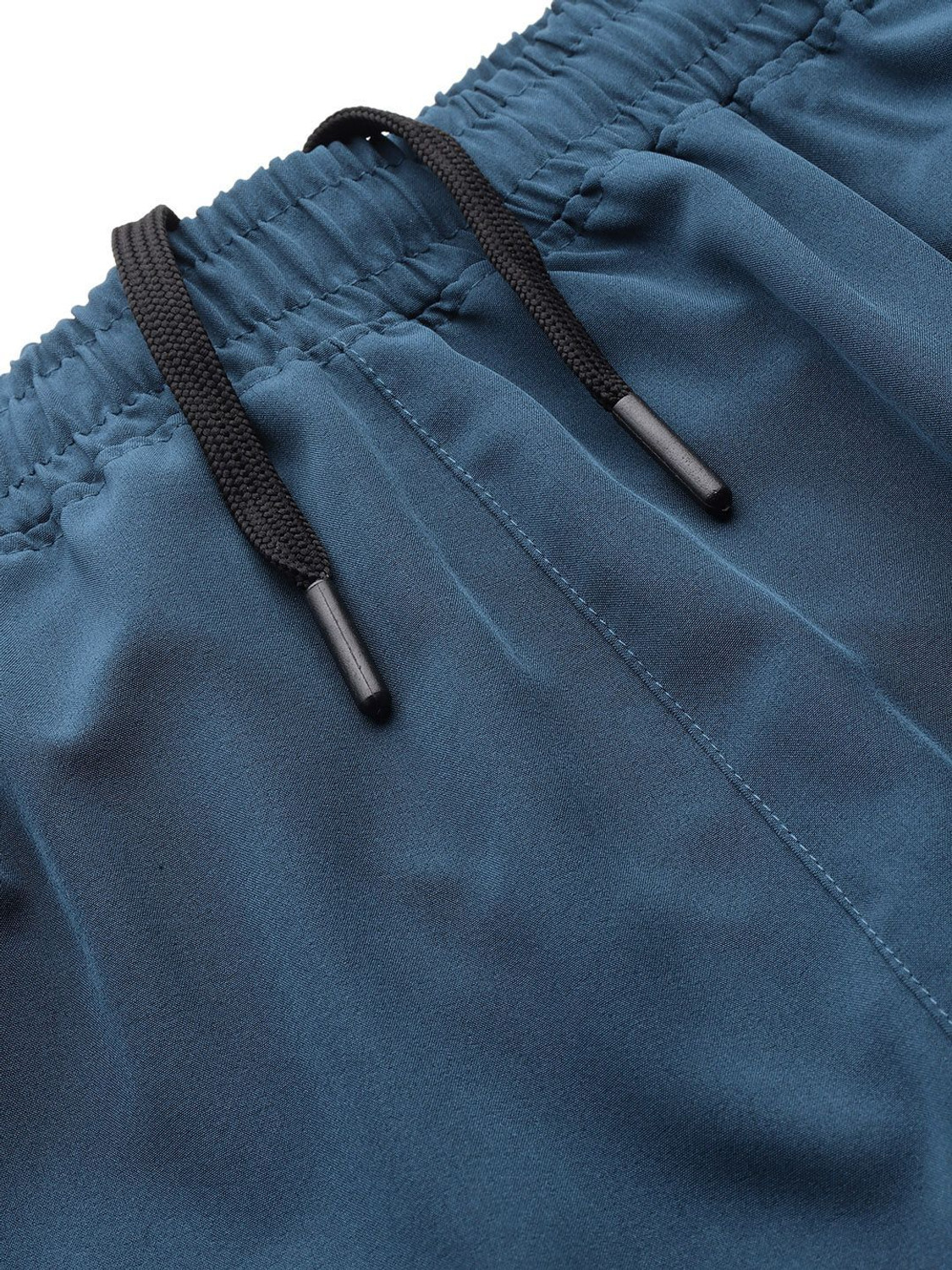 Image of HRX by Hrithik Roshan Solid Men Blue Sports Shorts