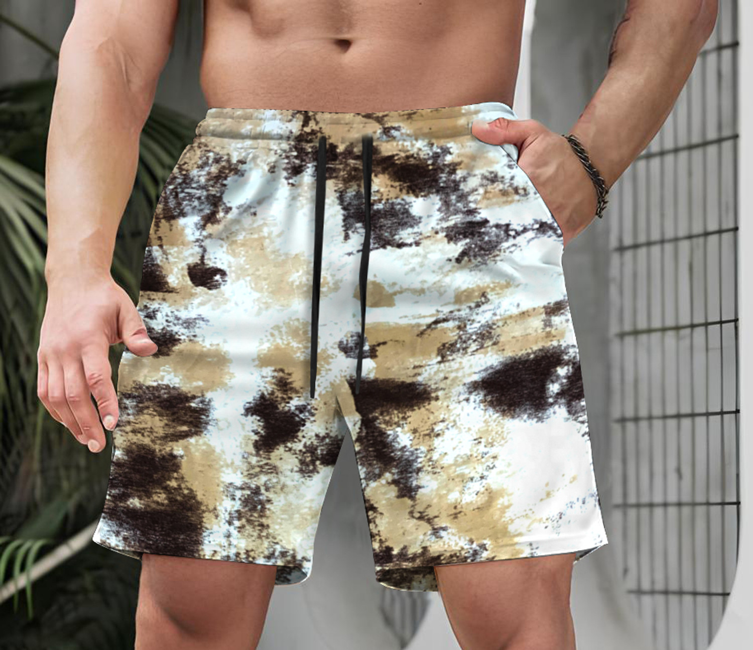 Image of KELONBRO Printed Men Multicolor Casual Shorts