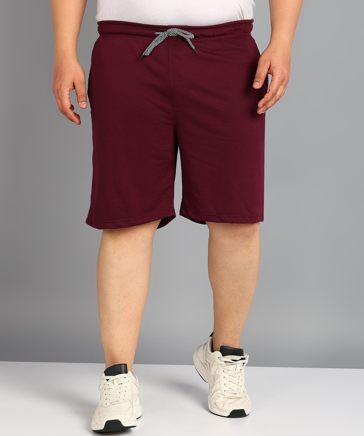 Image of METRONAUT PLUS Solid Men Maroon Casual Shorts