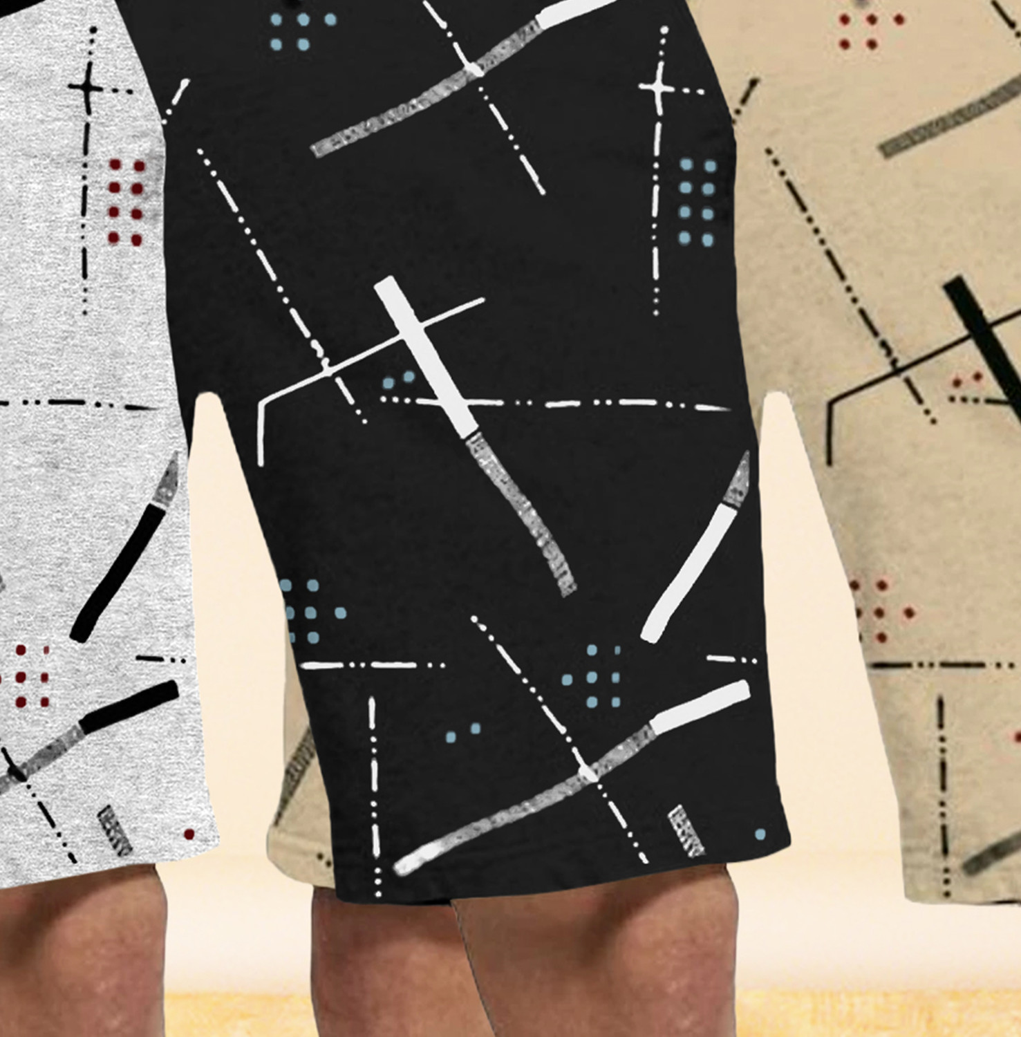 Image of TRIPR Printed Men Multicolor Regular Shorts