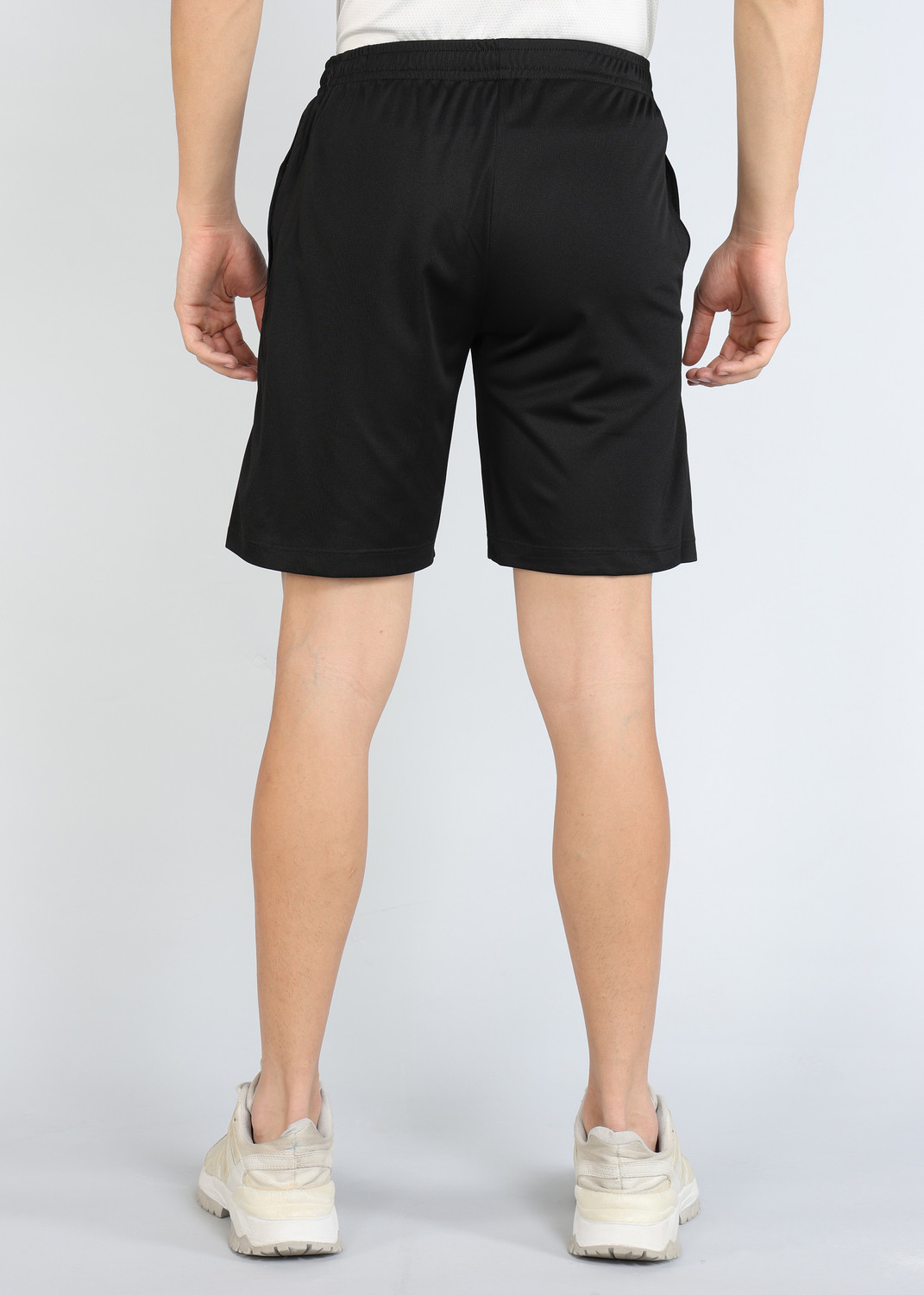 Image of Shiv Naresh Solid Men Black Sports Shorts