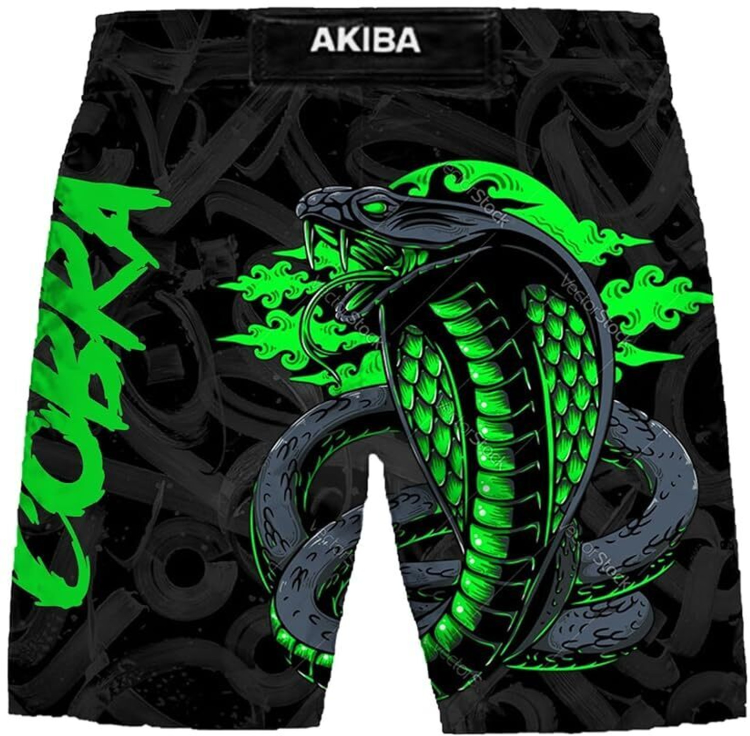 Image of AKIBA Animal Print Men & Women Green Boxer Shorts