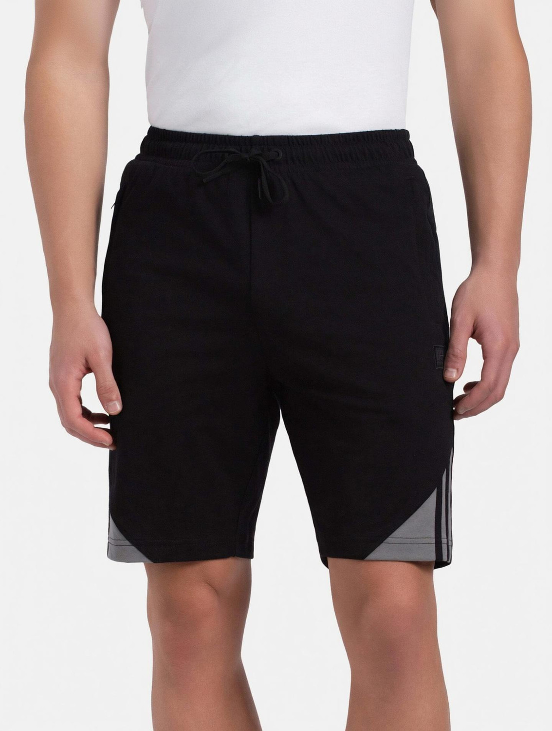 Image of JOCKEY Solid Men Black Regular Shorts