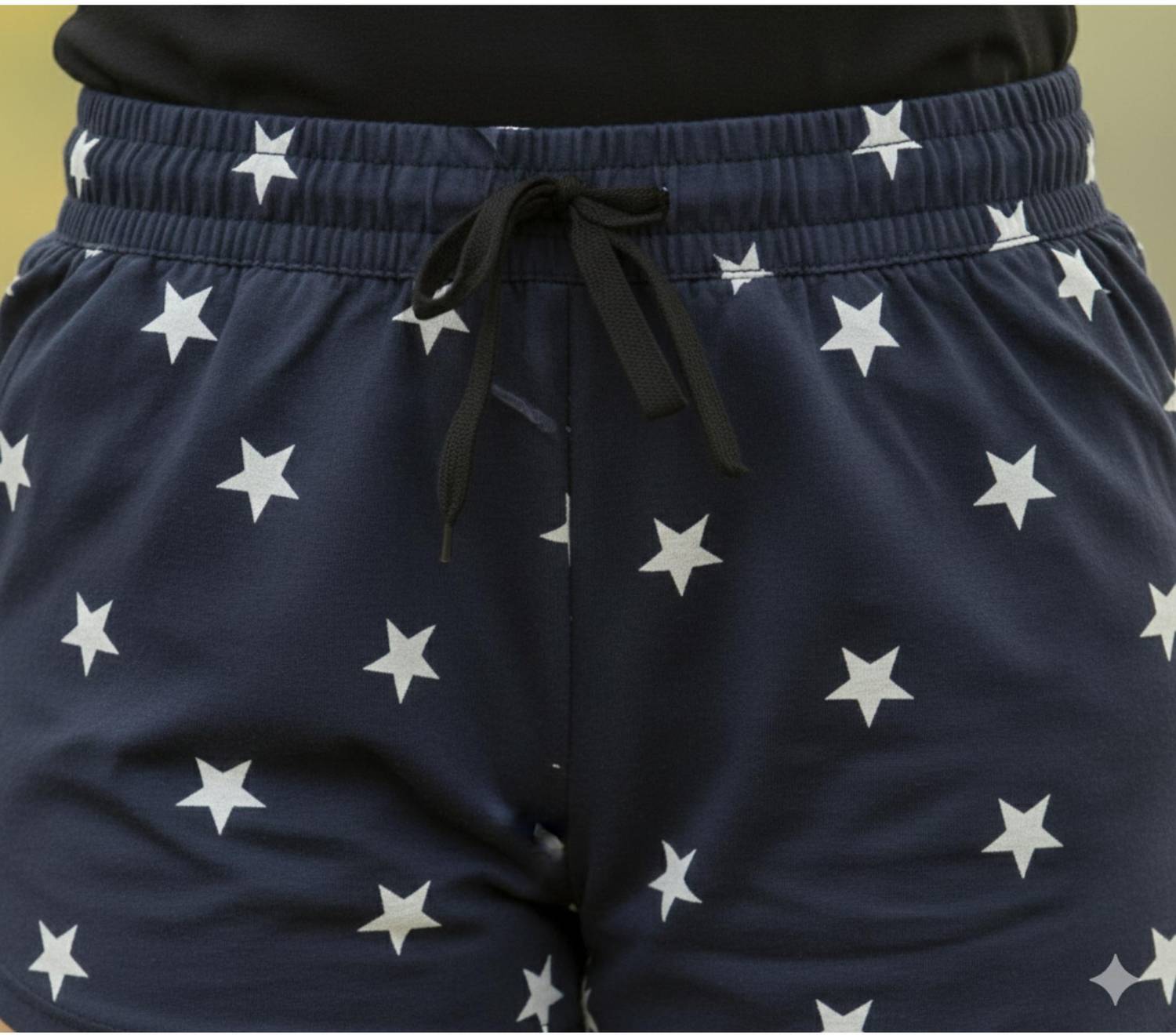 Blacktail Printed Women Dark Blue, White Cycling Shorts