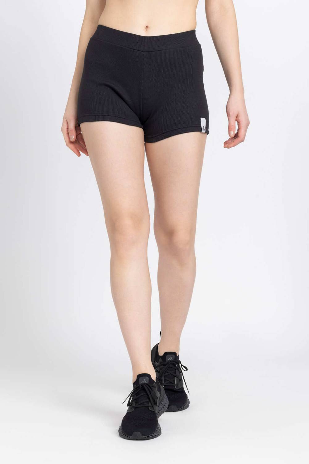 ADIDAS Printed Women Black Sports Shorts