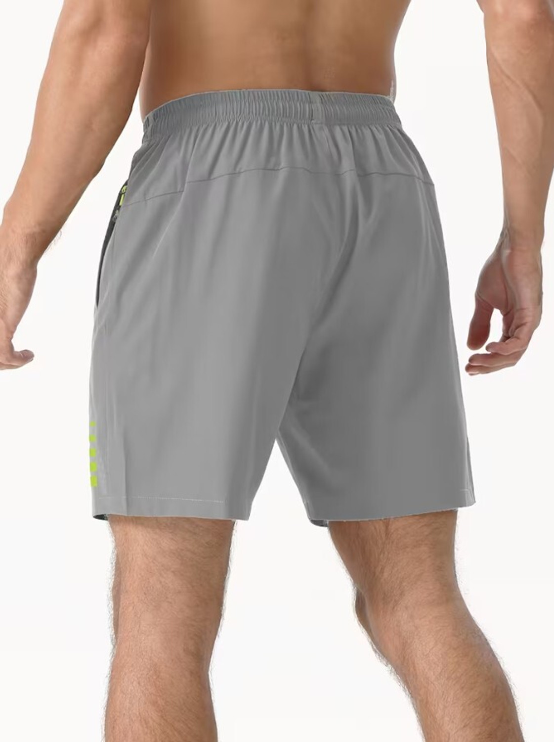 Image of beatlain Solid Men Grey Gym Shorts