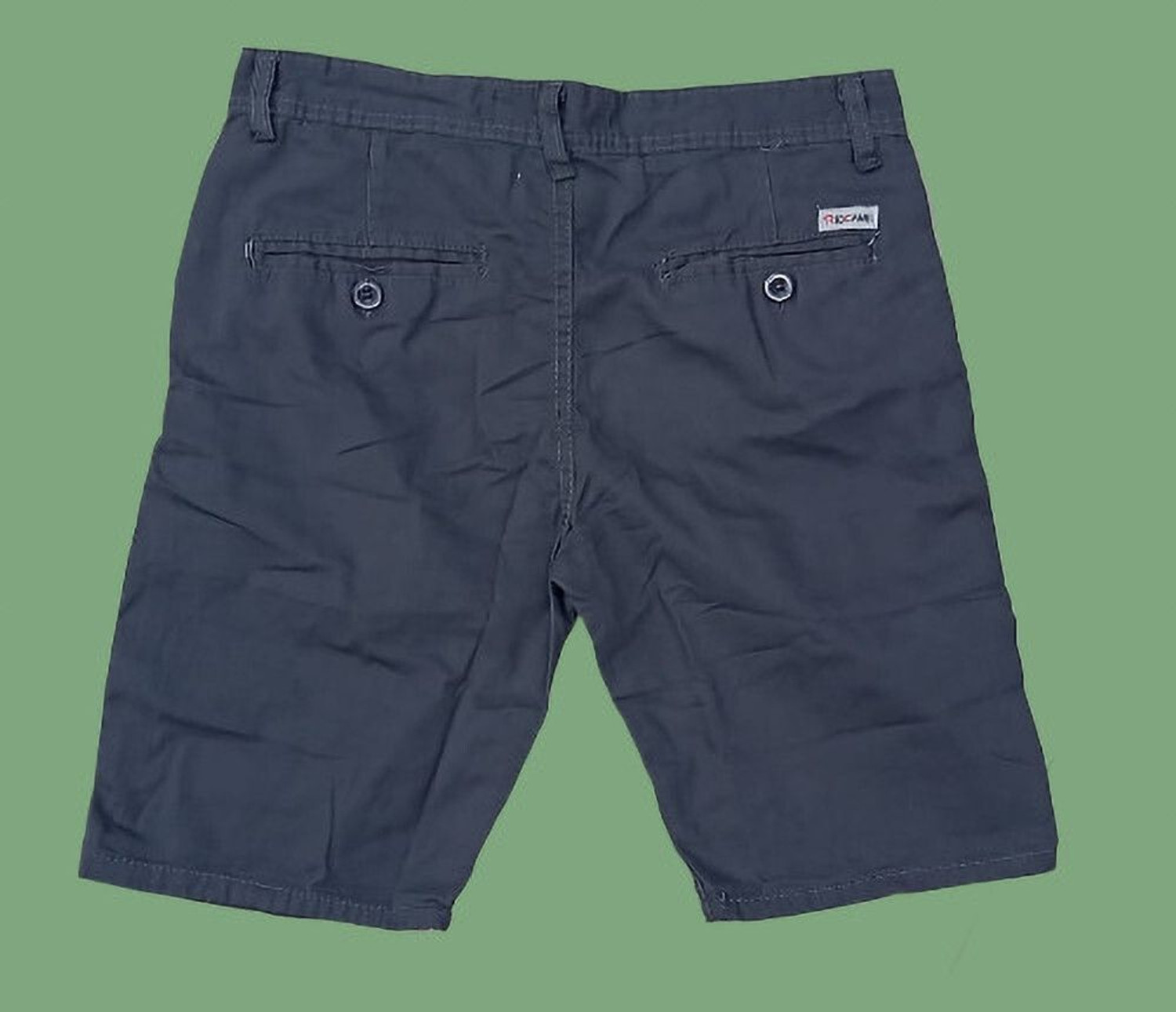 Image of RCS Solid Men Grey Chino Shorts