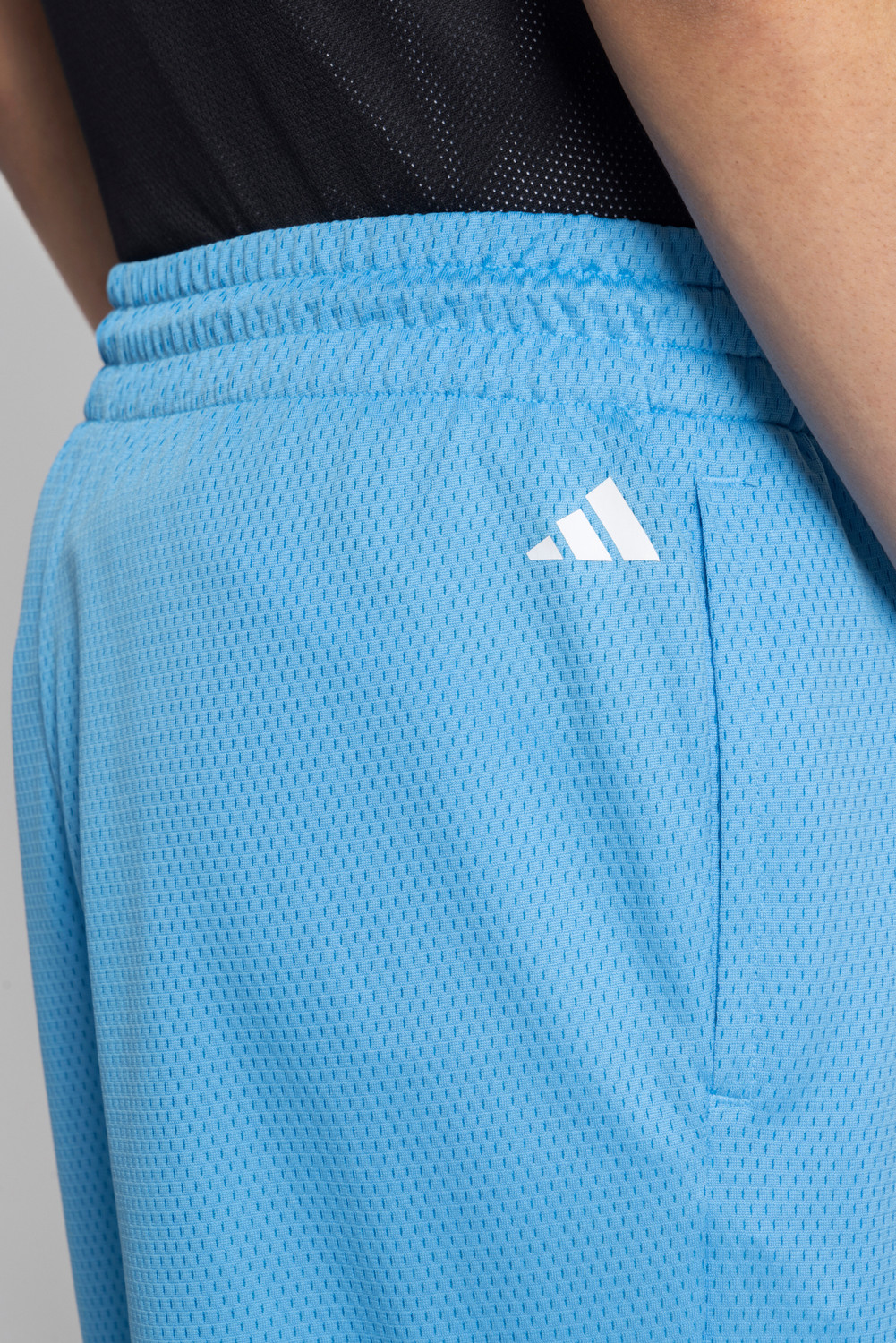 Image of ADIDAS Printed Men Blue Sports Shorts