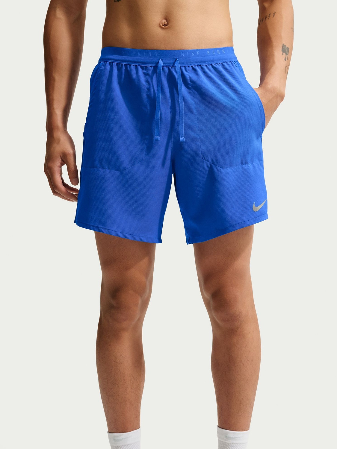 Image of NIKE Solid Men Blue Sports Shorts