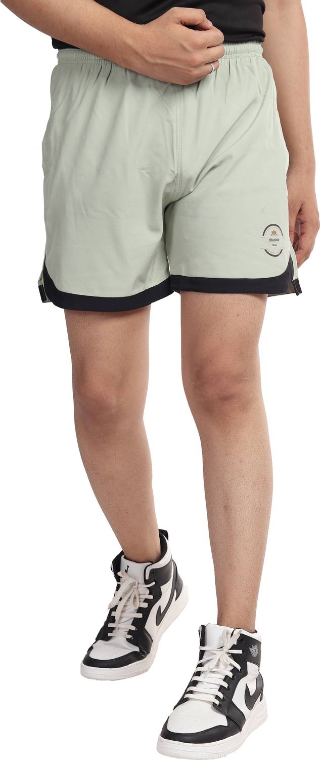 ADAAISTIC SPORTS Solid Men Light Green Basic Shorts