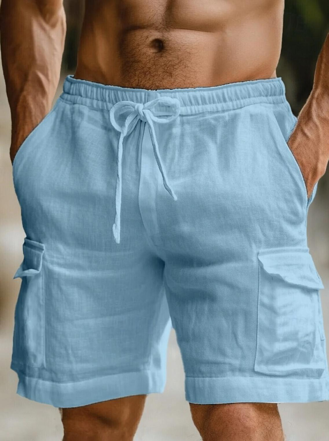 METRONAUT Men Shorts Casual Solid Men Light Blue Casual Shorts