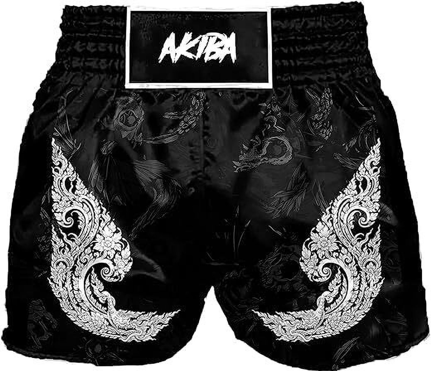 Image of AKIBA Printed Men & Women Black Boxer Shorts