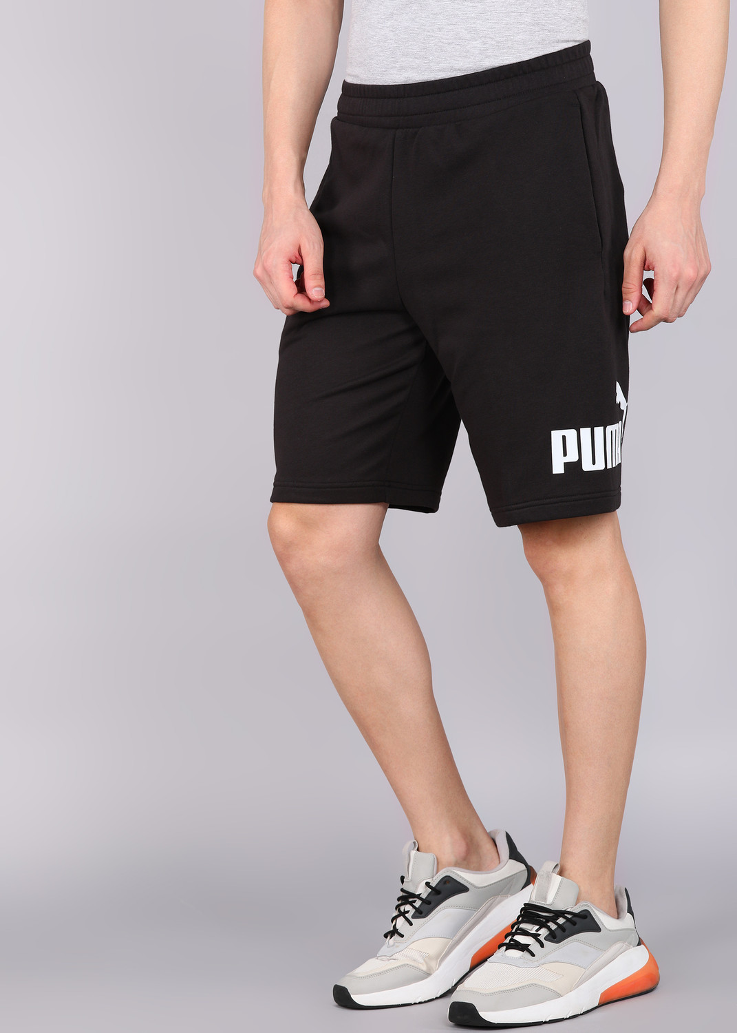 Image of PUMA Printed Men Black Casual Shorts