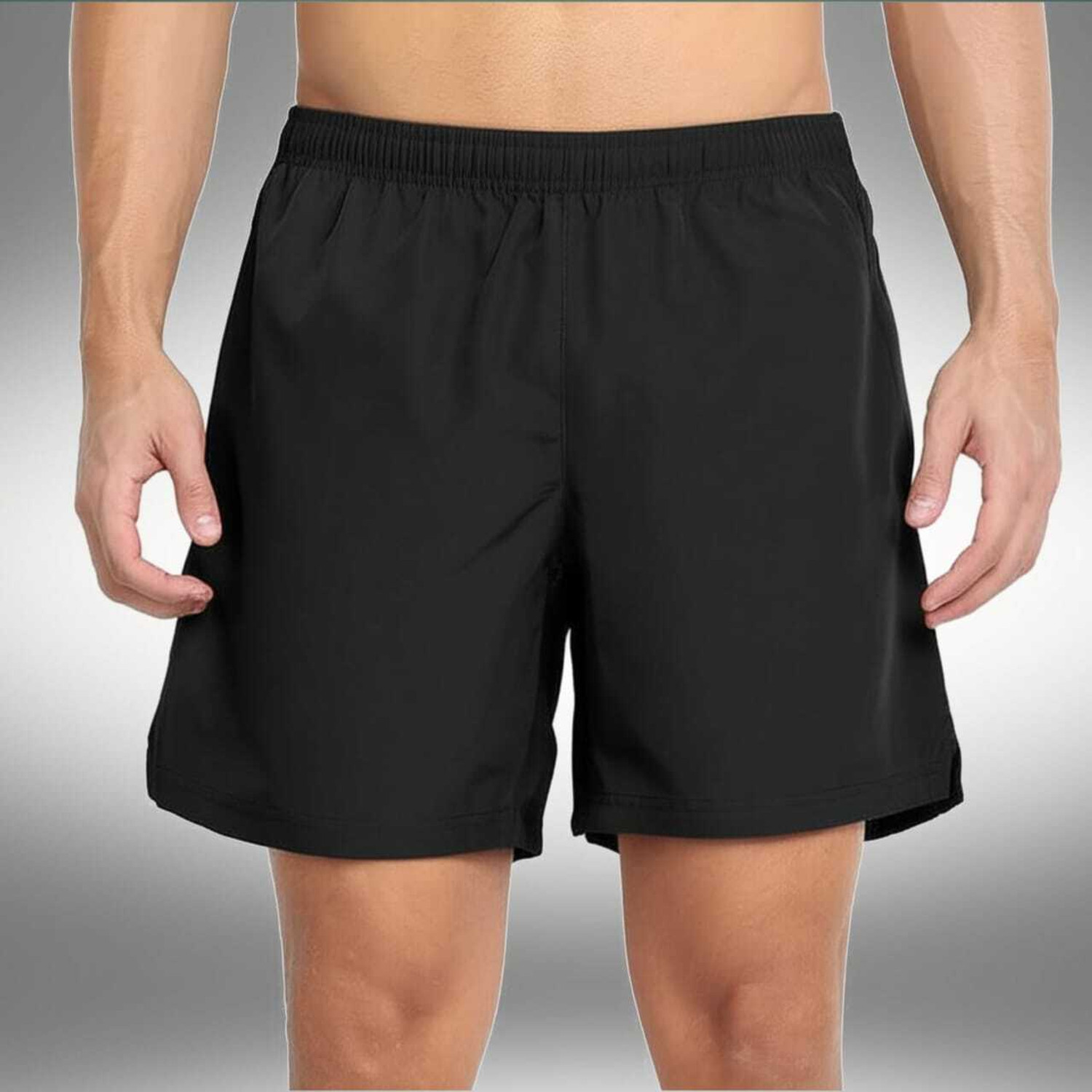 Image of AS FASHION Solid Men Black Sports Shorts