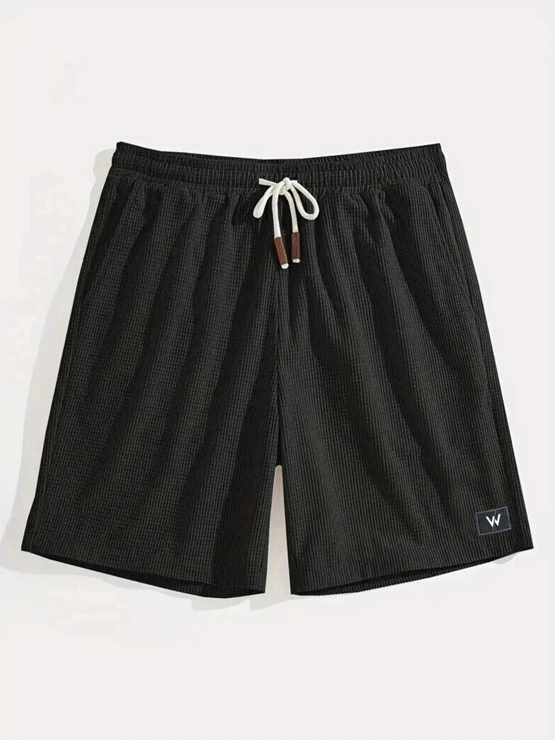 Image of DARSHANCREATIOS Self Design Men Reversible Black, Dark Grey Regular Shorts