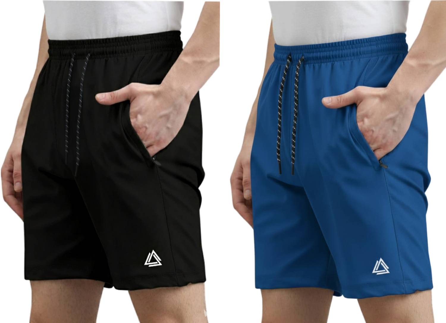 ARSX Solid Men Multicolor Regular Shorts