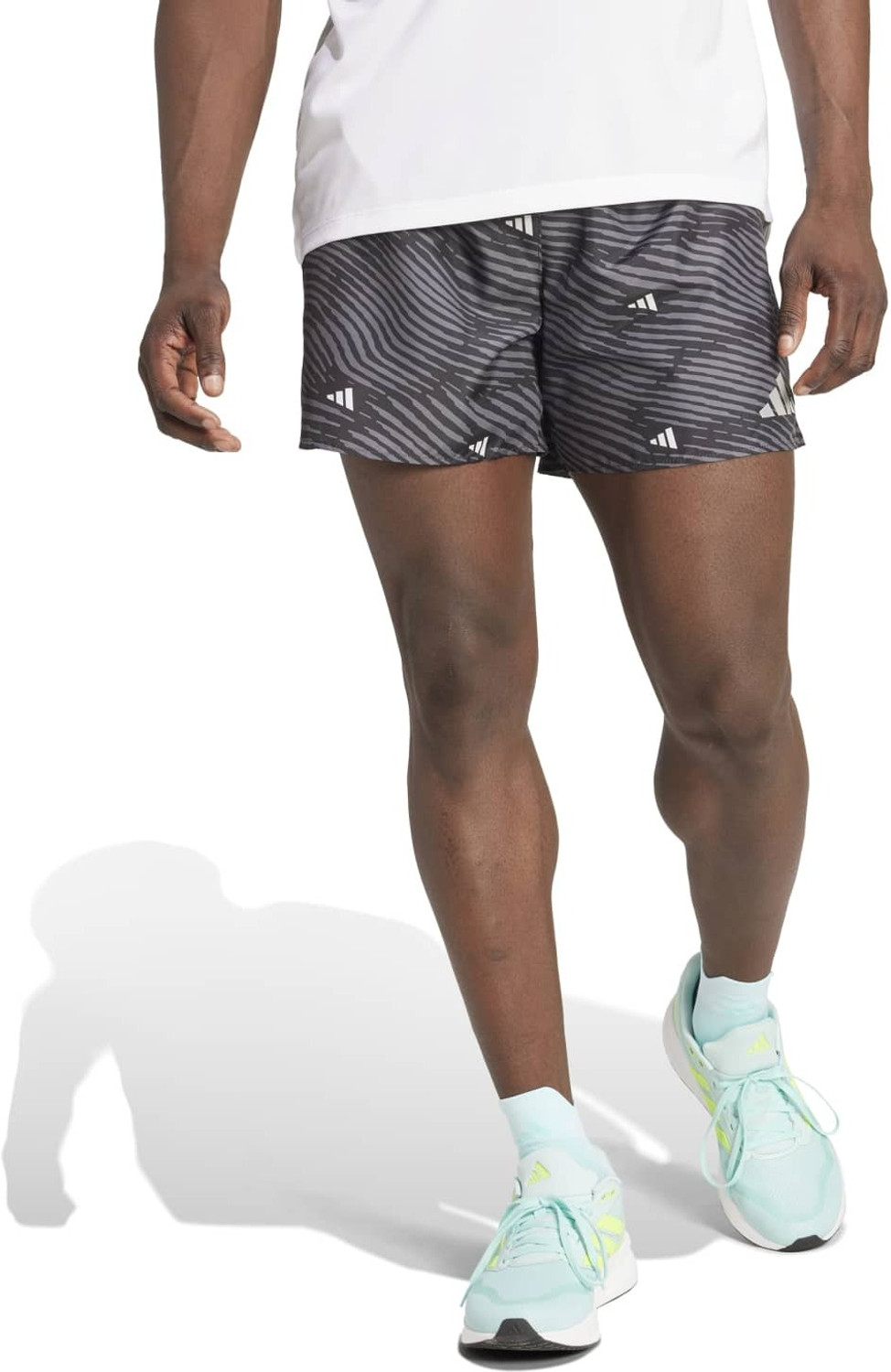 Image of ADIDAS Printed Men Black Sports Shorts