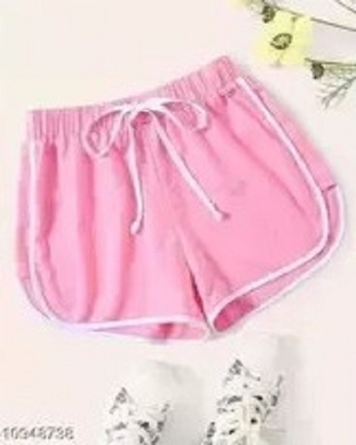 Image of POWERmerc Solid Women Pink, Yellow, Black Hotpants