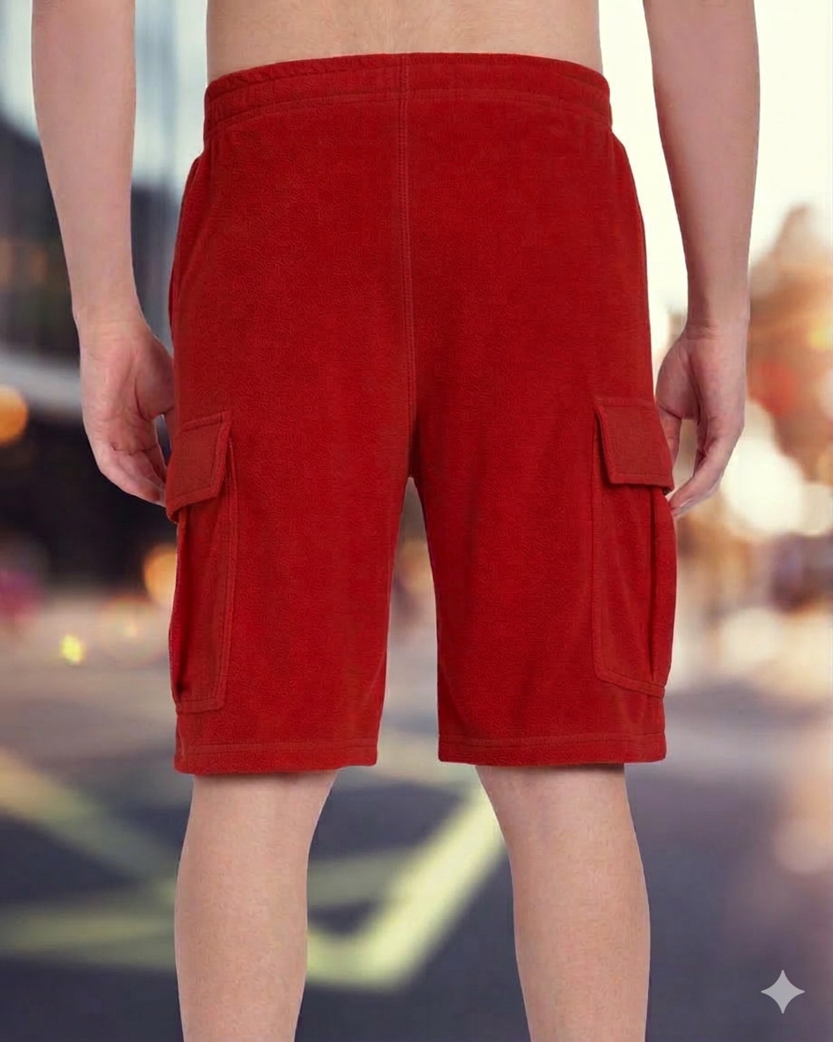 Image of Go Devil Solid Men Red Boxer Shorts