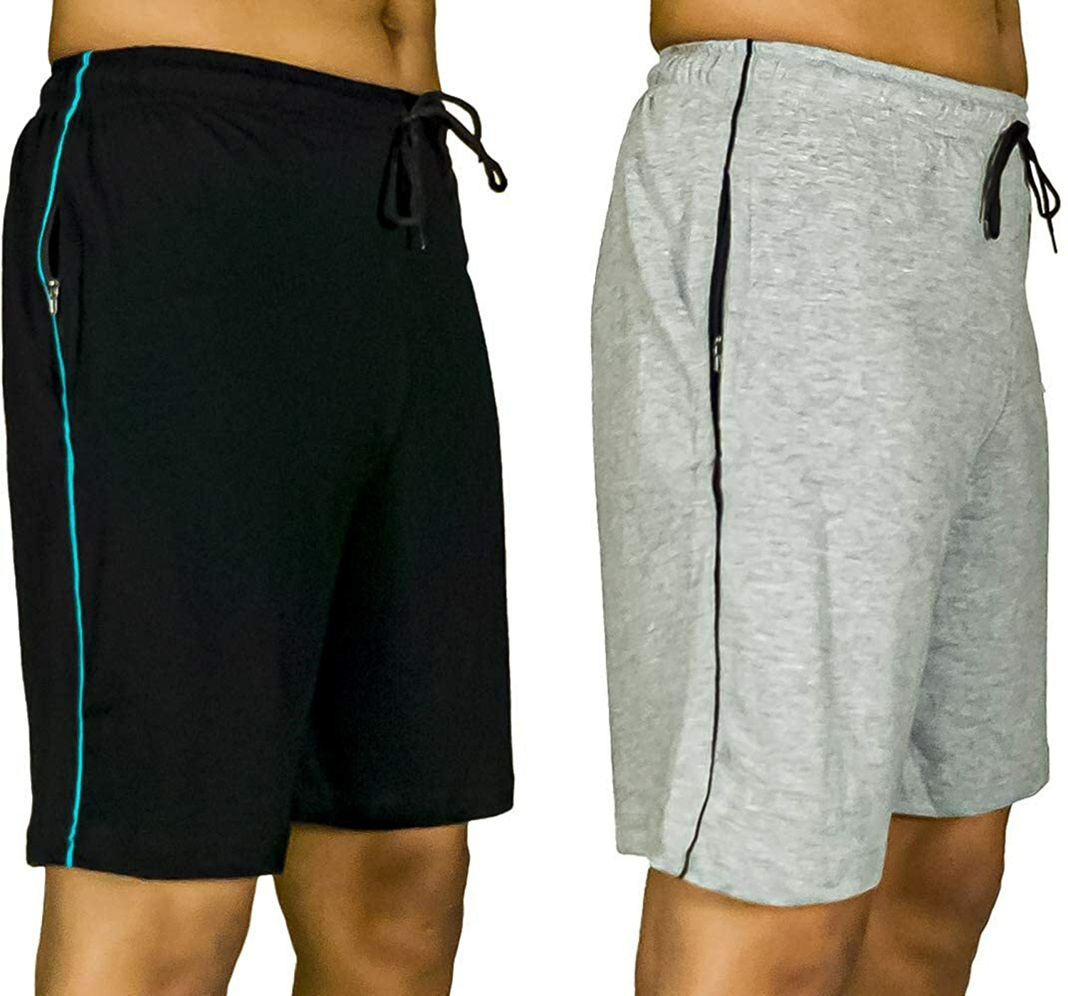 Image of New Ladies Zone Solid Men Blue Sports Shorts, Casual Shorts