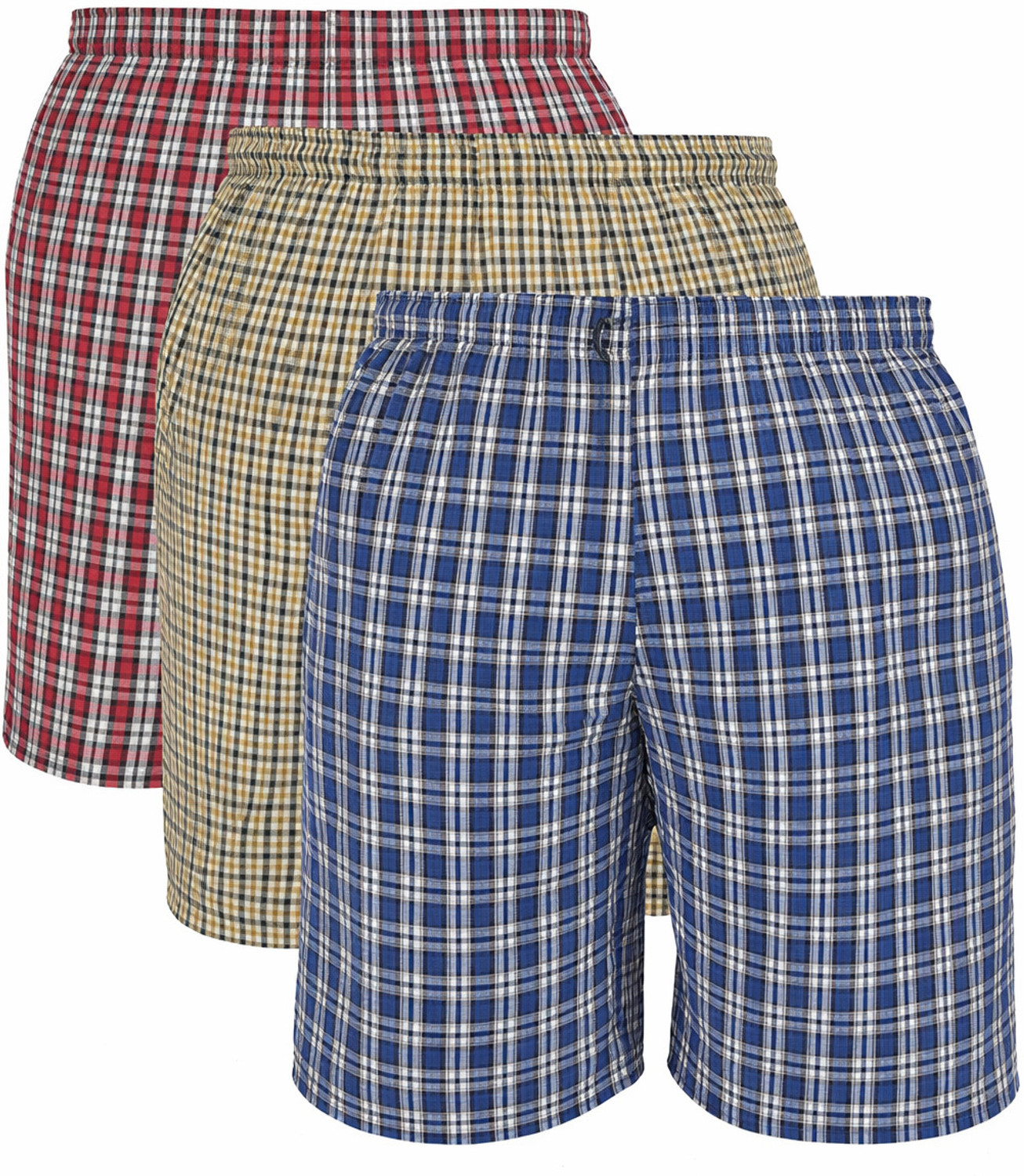 Image of MASSIVE ENTERPRISES Checkered Men Multicolor Regular Shorts