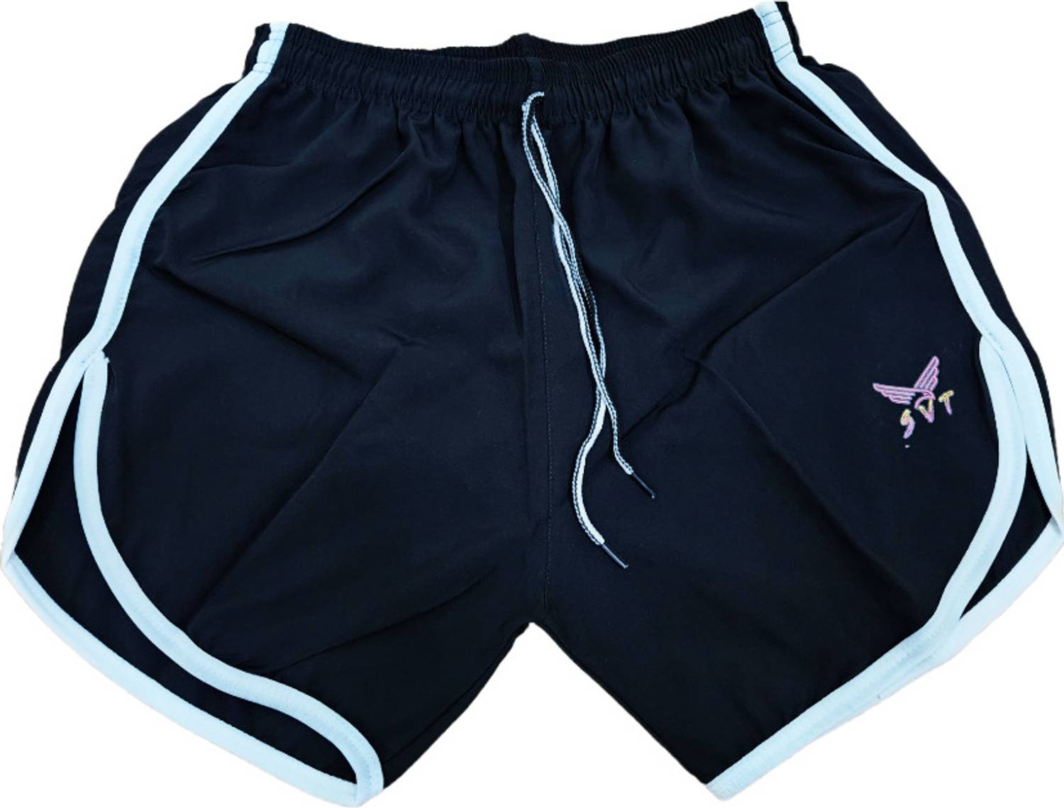 axionfit Striped Men Black Sports Shorts