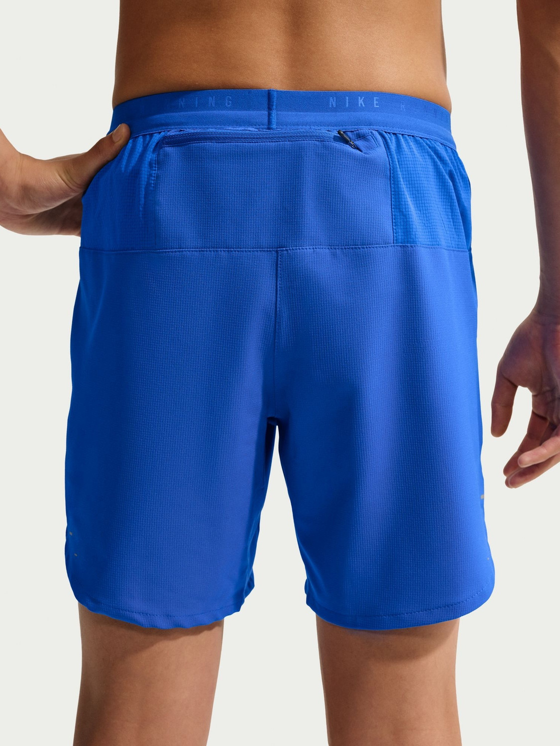 Image of NIKE Solid Men Blue Sports Shorts
