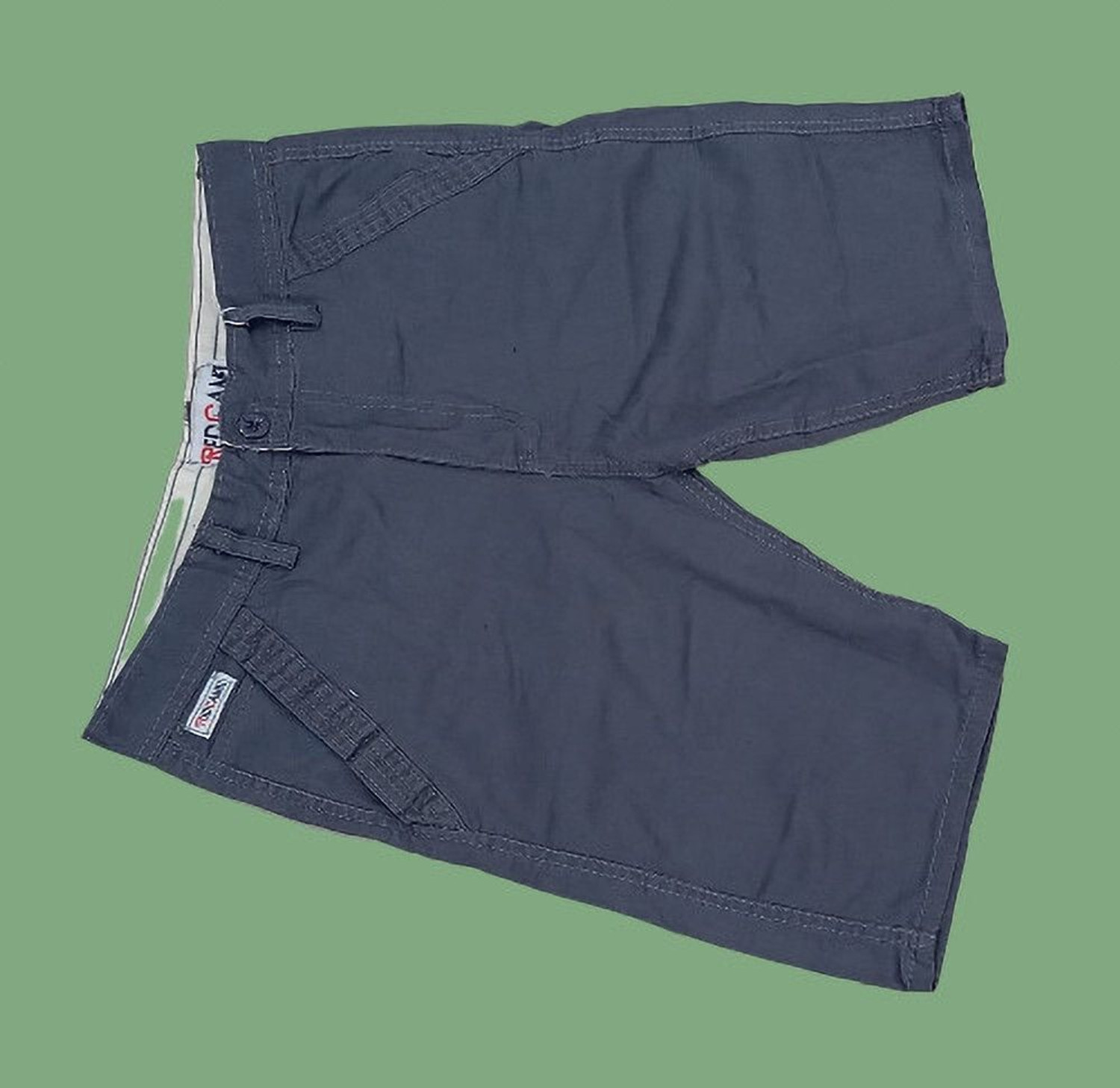 Image of RCS Solid Men Grey Chino Shorts